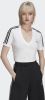 Adidas Originals Adicolor Classics Cropped T shirt White Dames online kopen
