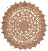 Kidsdepot Pixie Vloerkleed Jute Ø120cm Naturel online kopen