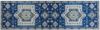 Beliani Loper PARVAKADLI Blauw polyester 60x200 cm Leen Bakker online kopen