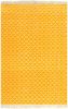 VidaXL Kelim vloerkleed met patroon 160x230 cm katoen geel online kopen