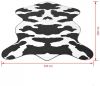 VidaXL Vloerkleed 110x150 cm zwarte koeienprint online kopen