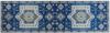 Beliani Loper PARVAKADLI Blauw polyester 60x200 cm Leen Bakker online kopen