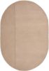 Kave Home Cosima ovaal wollen tapijt in beige Ø 160 x 230 cm online kopen