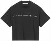 Calvin Klein Shirt met ronde hals REPEAT LOGO TEE met logo opschrift & monogram online kopen
