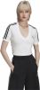 Adidas Originals Adicolor Classics Cropped T shirt White Dames online kopen
