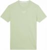 Calvin Klein Tee shirt logo en coton bio , Groen, Heren online kopen