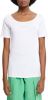 Esprit T shirt met fonkelende glinstersteentje logo op borsthoogte online kopen