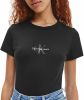 Calvin Klein Shirt met ronde hals MONOGRAM SLIM TEE met logo monogram & opschrift online kopen