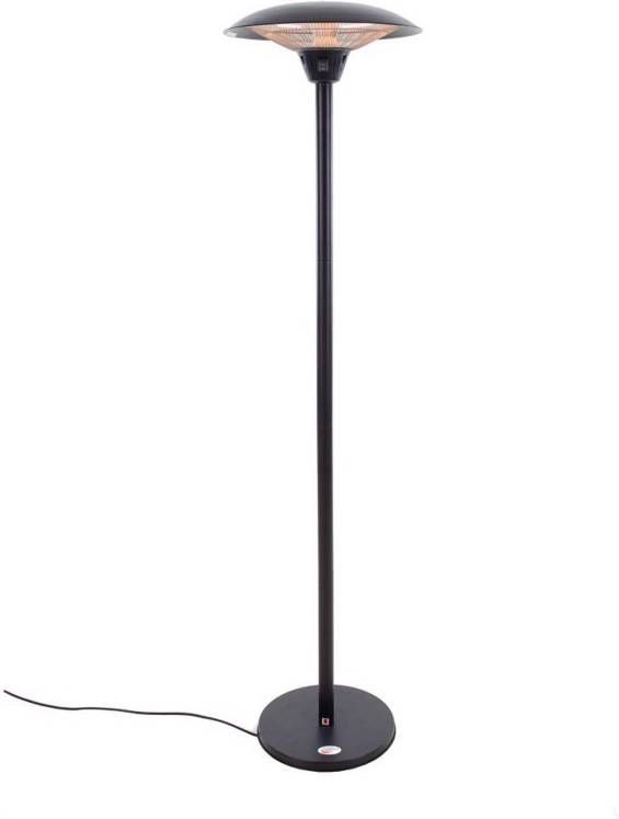 Sunred Staande terrasverwarmer Sirius 2100 W halogeen zwart GS15B -  Vloerkledenshoponline.be
